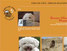 Tablet Screenshot of perro-de-agua-espanol.com